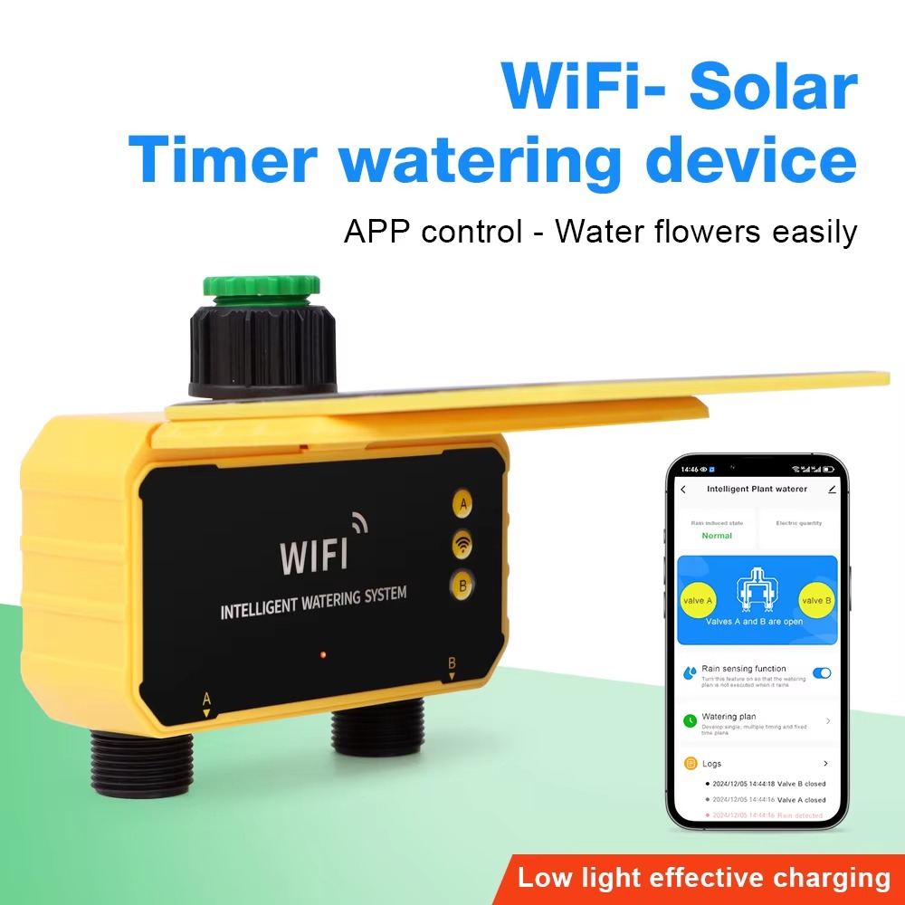 Smart Garden Tap Timer - 1/2 출력 WIFI 태양광 관개 타이밍
