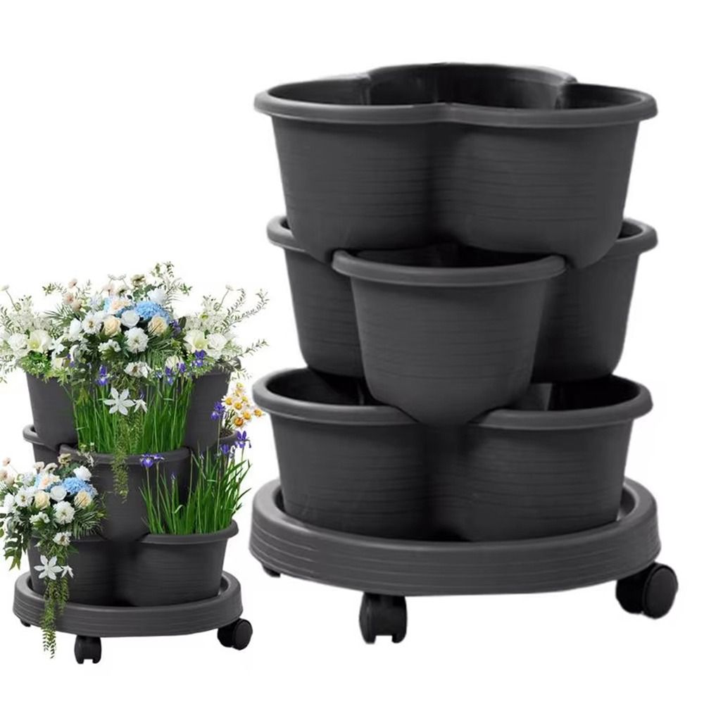 Vertical Planter Tower - 새로운 수직 타워형 쌓을 수 있는