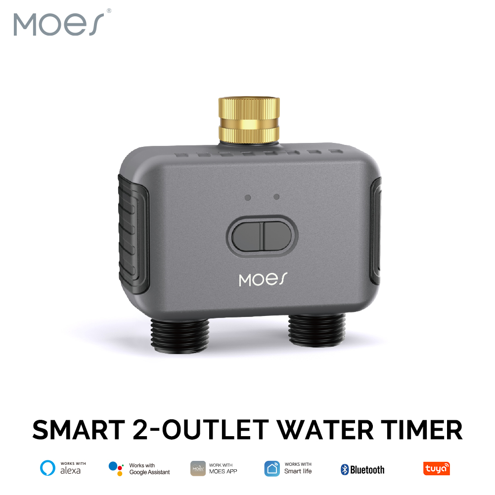 Smart Garden Tap Timer - MOES Bluetooth 스마트 양방향 워터 밸브,