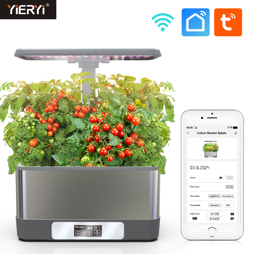 Smart Pod Garden - 스마트 와이파이 수경재배 시스템 (8개 포드