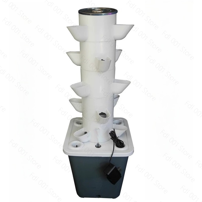 Vertical Planter Tower - 6단 수경재배 수직 타워 실내 발코니