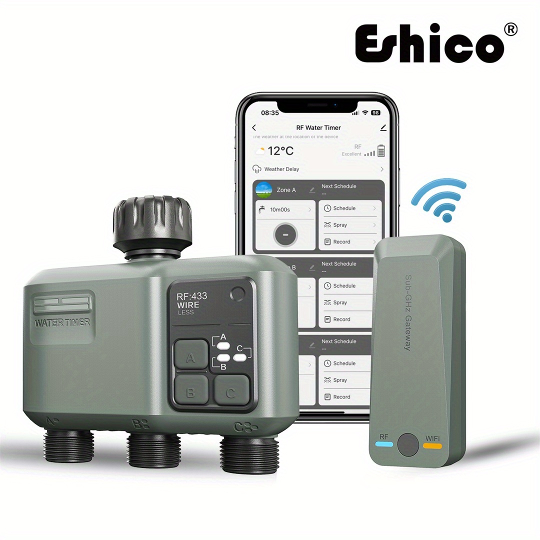 Smart Garden Zone - Eshico 스마트 스프링클러 타이머: 2x Wi-Fi