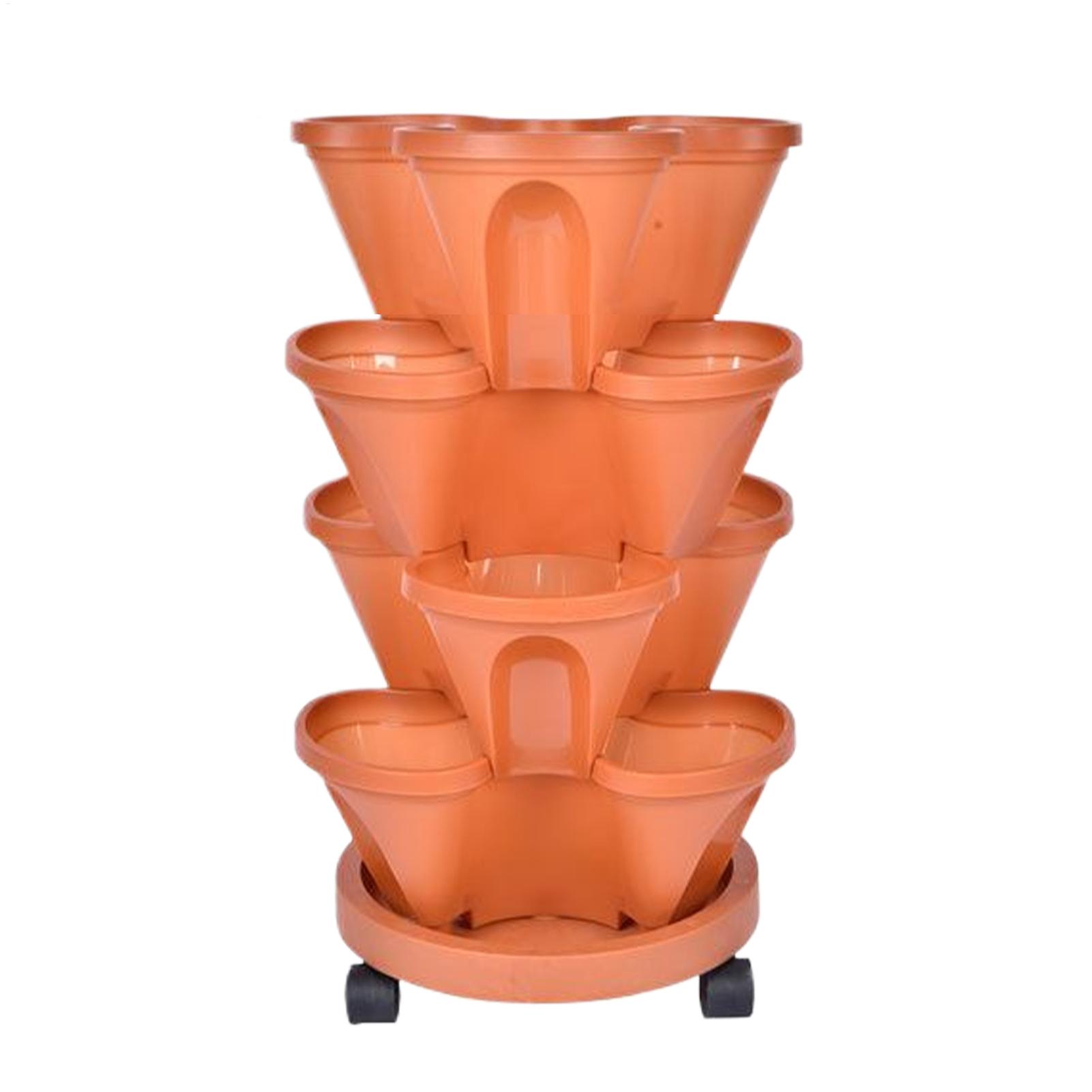 4단 적층형 화분, 수직 식재대, 딸기 재배 타워, 자 - Vertical Planter Tower 리뷰 및 가격