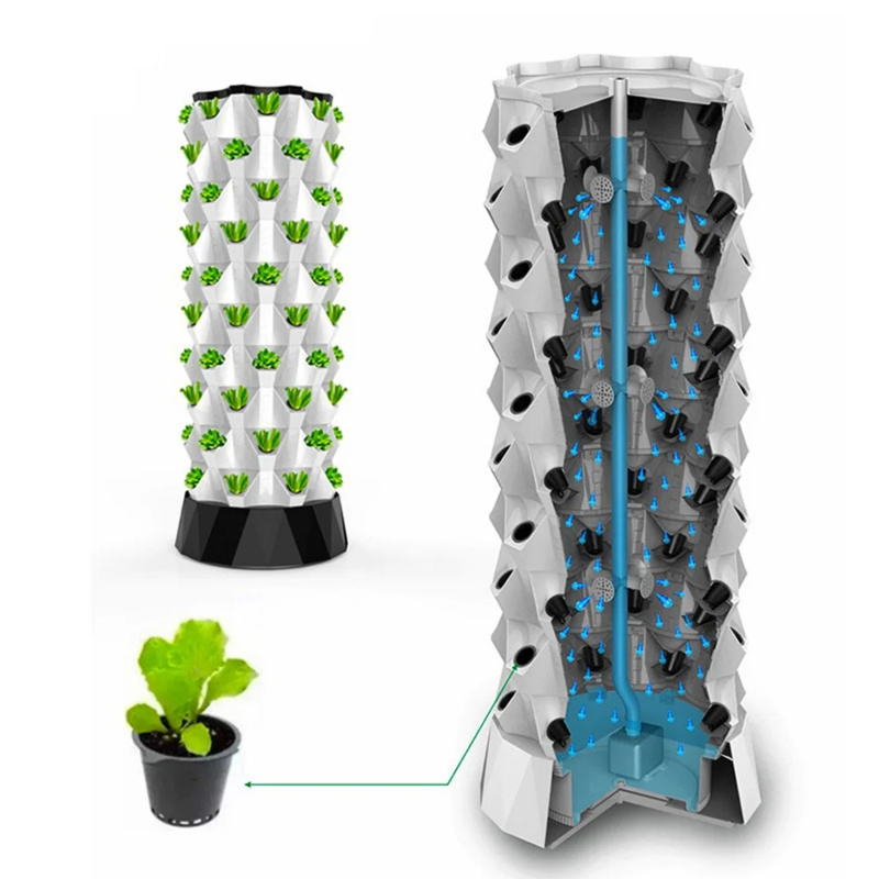 수직 재배 타워, 파인애플 수경 재배 시스템, 6층,  - Vertical Planter Tower 리뷰 및 가격