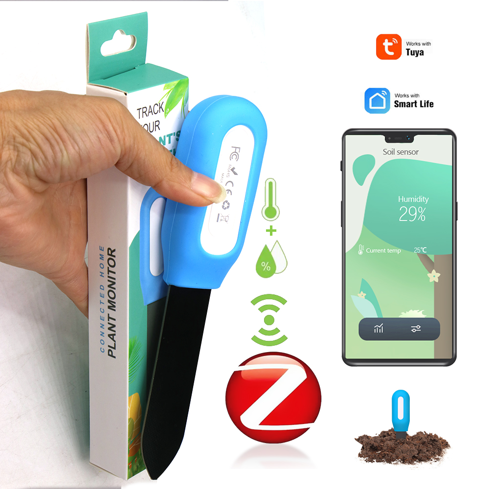 홈 가든 온실 식물용 스마트 지그비 토양 센서 꽃 수분 - Smart Soil Sensor 리뷰 및 가격