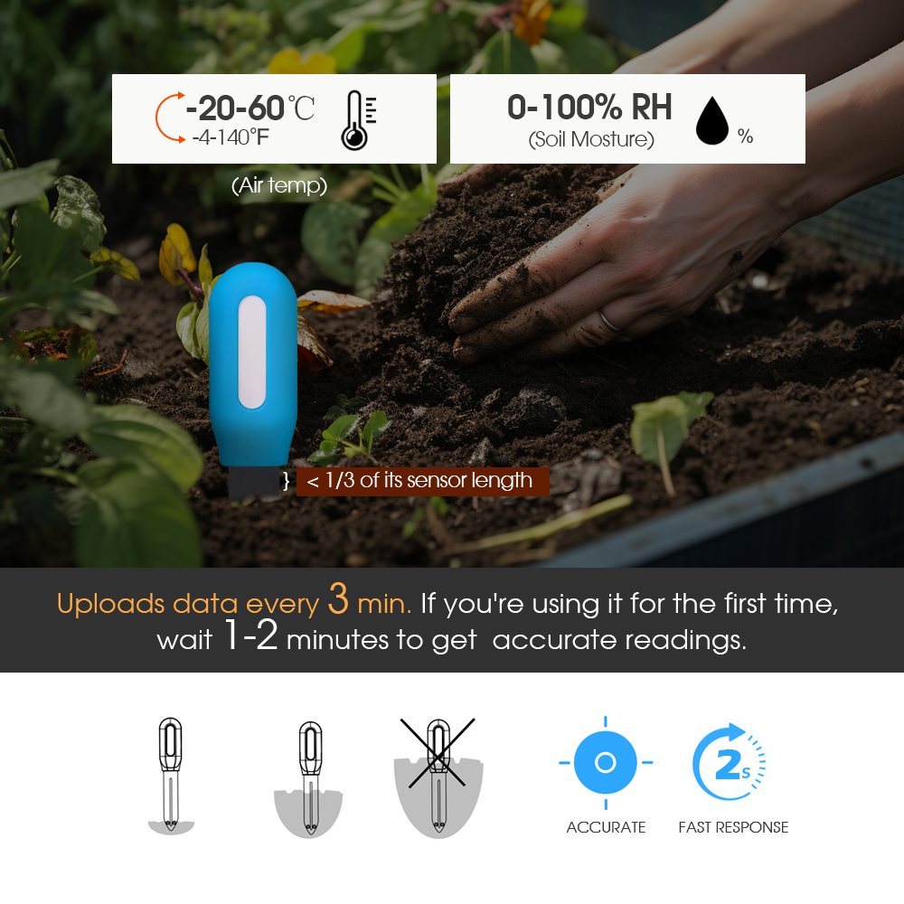 홈 가든 온실 식물용 스마트 지그비 토양 센서 꽃 수분 - Smart Soil Sensor 리뷰 및 가격