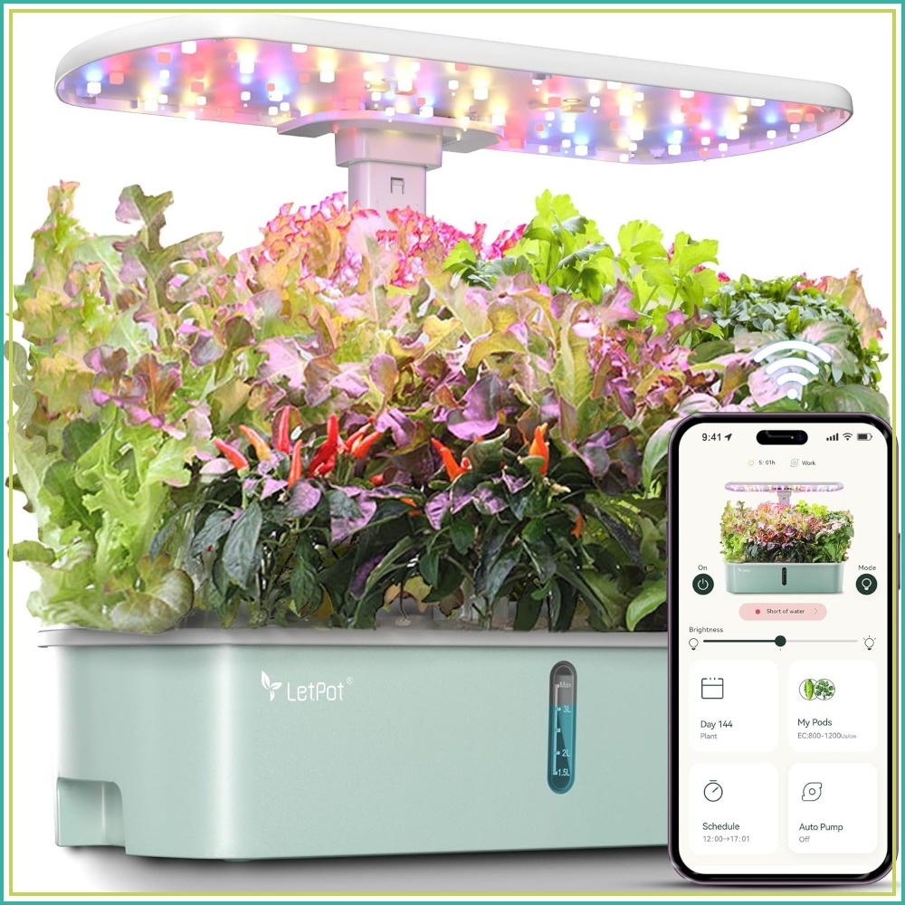 스마트 수경재배 시스템, WiFi/앱 제어, 10개 포 - Smart Pod Garden 리뷰 및 가격