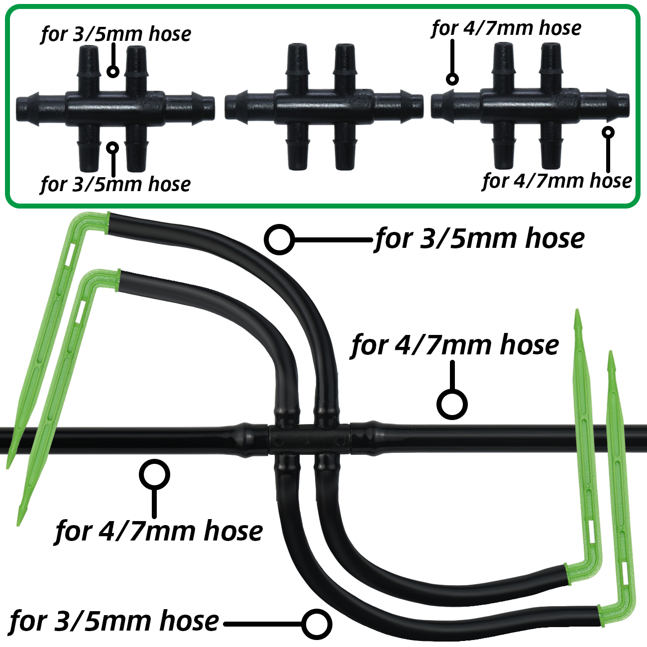 KESLA 정원 4/7mm ~ 3/5mm 호스 자동 급 - Smart Garden Technology 리뷰 및 가격