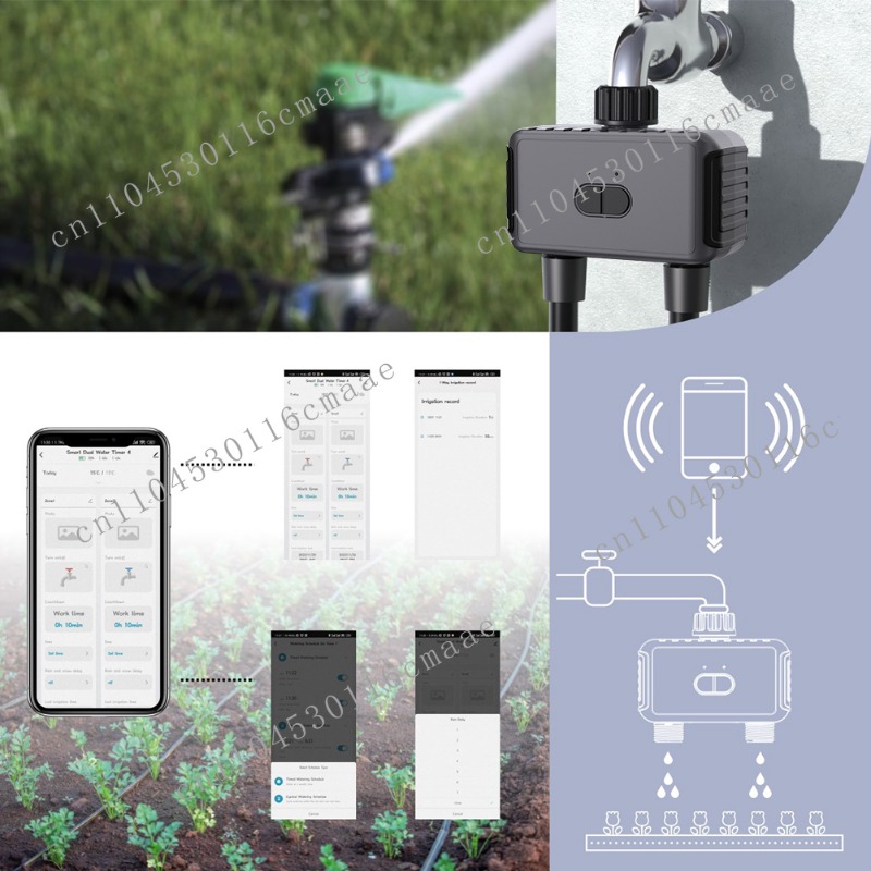 WiFi 스마트 스프링클러 타이머 프로그래밍 가능한 정 - Smart Garden Lock 리뷰 및 가격