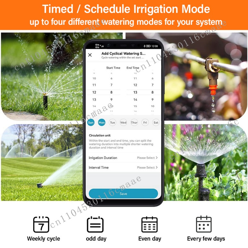 WiFi 스마트 스프링클러 타이머 프로그래밍 가능한 정 - Smart Garden Lock 리뷰 및 가격