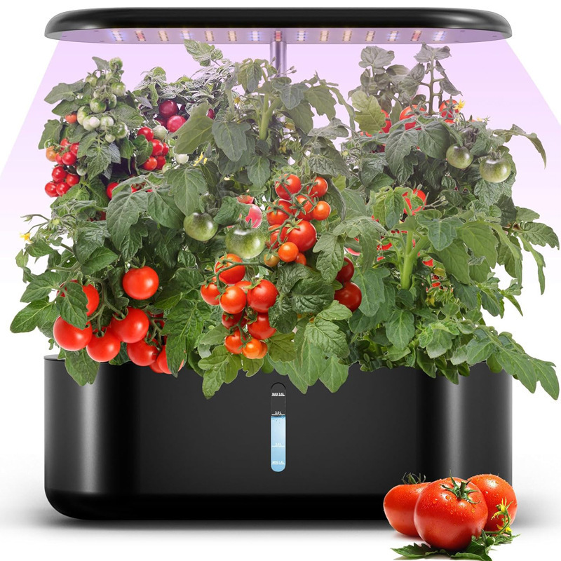 터치 컨트롤 스마트 10포드 가든 수경 재배 키트 높이 - Smart Pod Garden 리뷰 및 가격