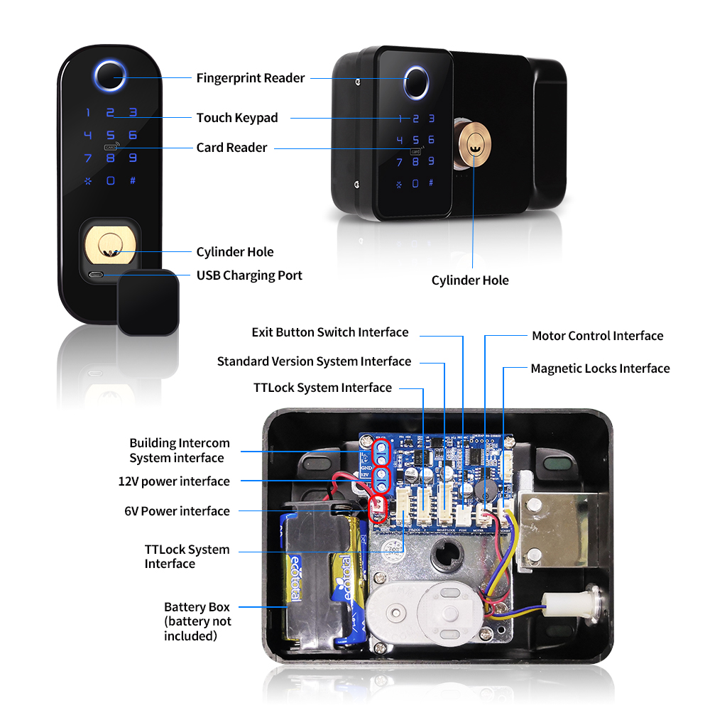 TTLOCK 앱 야외 스마트 잠금 듀얼 사이드 지문 테 - Smart Garden Lock 리뷰 및 가격
