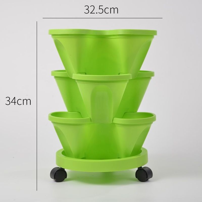 자동 급수 시스템 딸기 재배용 4단 수직형 플랜터 가든 - Vertical Planter Tower 리뷰 및 가격