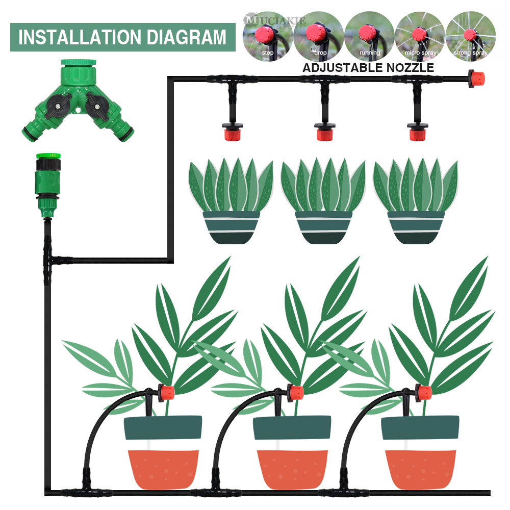 정원 온실 가정용 자동 급수 키트, 야외 스프링클러,  - Smart Garden Technology 리뷰 및 가격