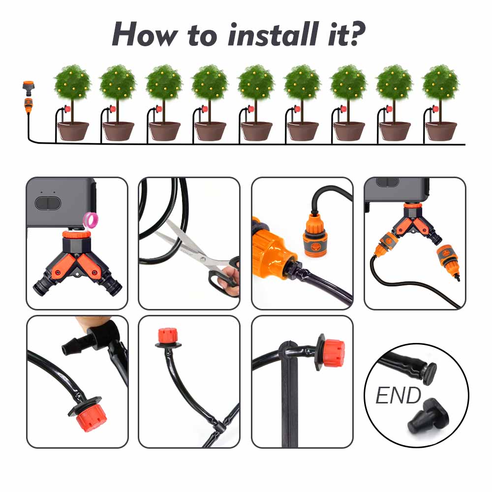 정원 스마트 블루투스 앱 원격 제어 타이머 관개 세트  - Smart Garden Refill 리뷰 및 가격
