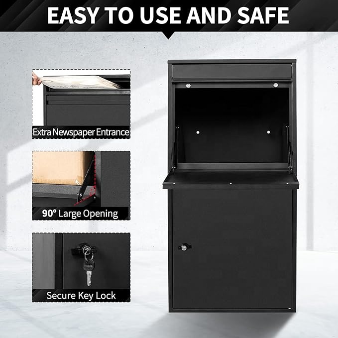 스틸 대형 스마트 택배 배송 우편함 (열쇠 잠금식) 야 - Smart Garden Lock 리뷰 및 가격