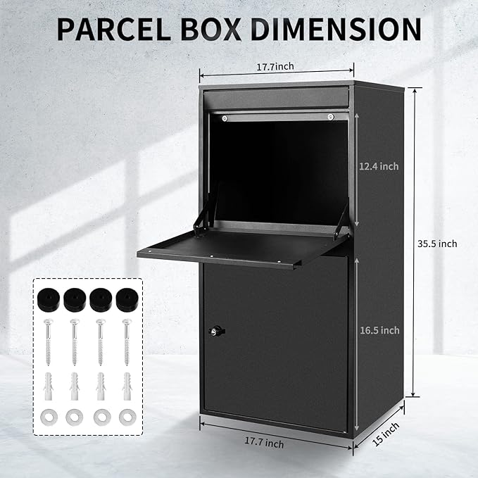 스틸 대형 스마트 택배 배송 우편함 (열쇠 잠금식) 야 - Smart Garden Lock 리뷰 및 가격