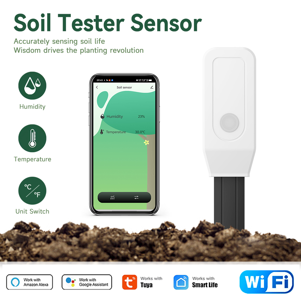 투야 스마트 와이파이 토양 테스터 온도 습도 센서 정원 - Smart Soil Sensor 리뷰 및 가격