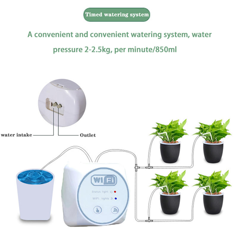 WiFi 스마트 정원 관개 컨트롤러 식물 자동 물방울  - Smart Garden Refill 리뷰 및 가격