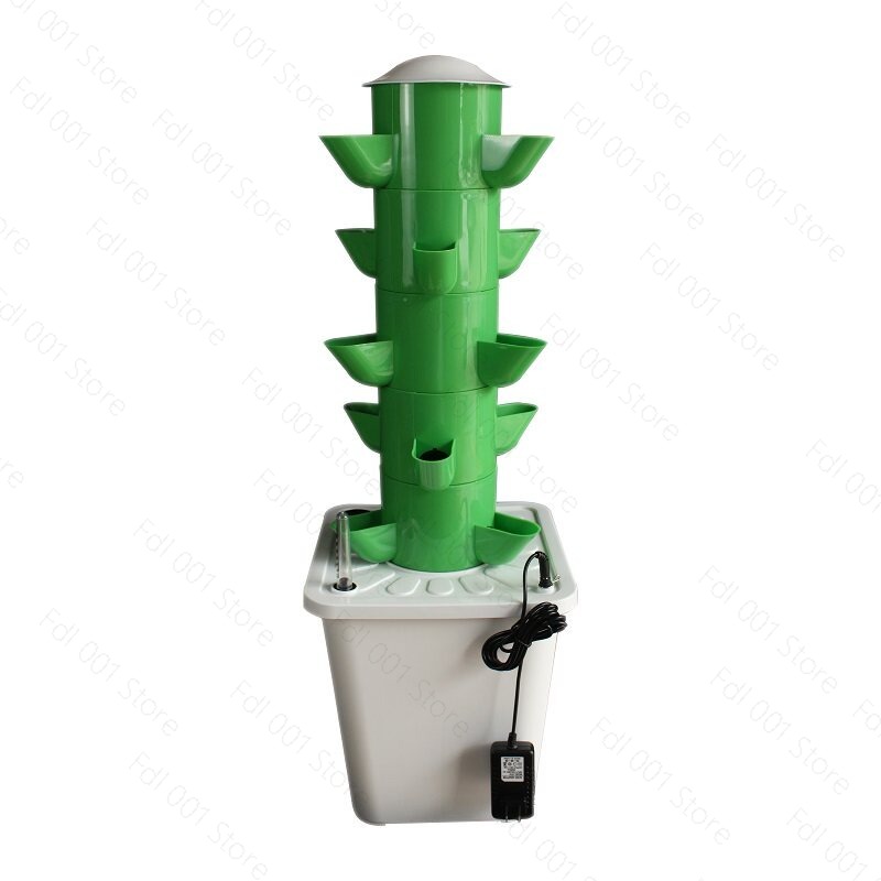 6단 수경재배 수직 타워 실내 발코니 미니 무토양 재배 - Vertical Planter Tower 리뷰 및 가격