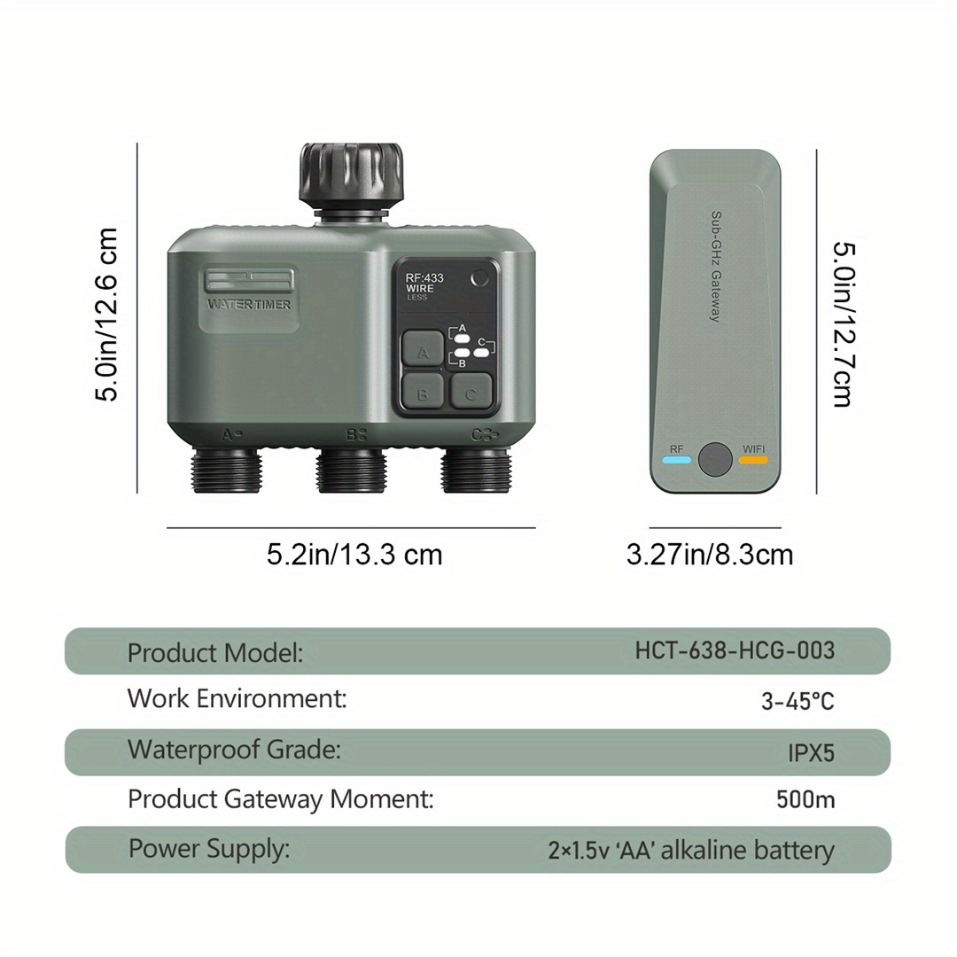 Eshico 스마트 스프링클러 타이머: 2x Wi-Fi - Smart Garden Zone 리뷰 및 가격