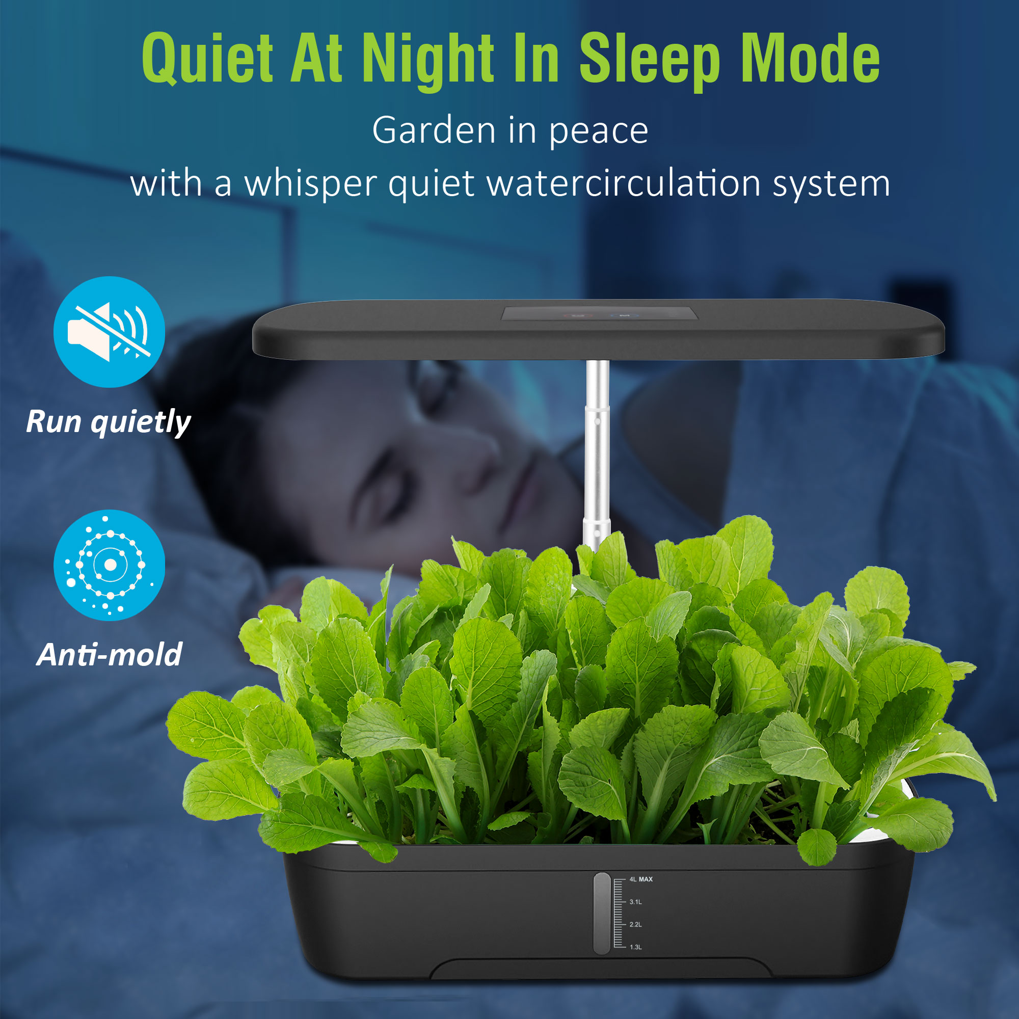 스마트 실내 수경 정원, 12 포드, 24W LED 재 - Smart Pod Garden 리뷰 및 가격