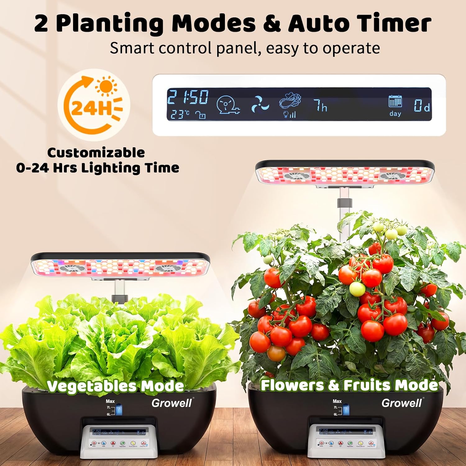 17포드 수경재배 시스템 키트 실내 정원 2개 팬 공기 - Smart Pod Garden 리뷰 및 가격