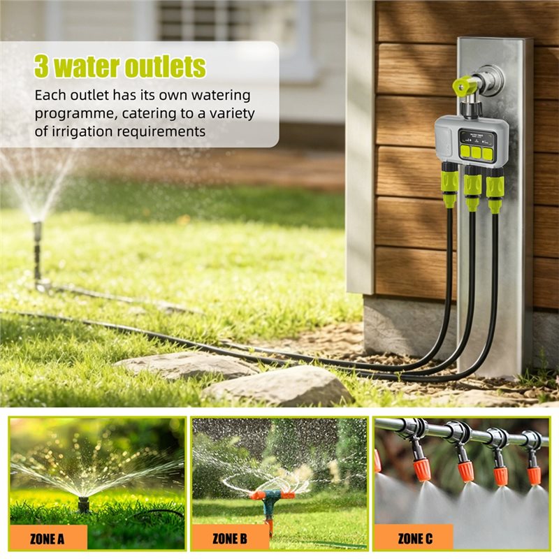 ABMH-Wifi 스마트 워터 타이머 3구역 정원 미스 - Smart Garden Zone 리뷰 및 가격