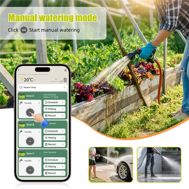 ABMH-Wifi 스마트 워터 타이머 3구역 정원 미스 - Smart Garden Zone 리뷰 및 가격