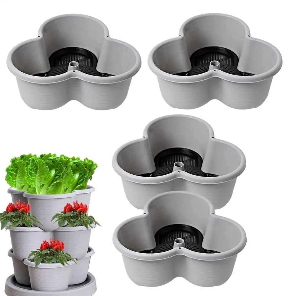수직 타워형 적층 화분, 이동식 바퀴가 달린 다층 플라 - Vertical Planter Tower 리뷰 및 가격